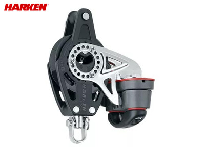 Harken Carbo Ratchet 57 mm Singolo con Strozza e Arricavo