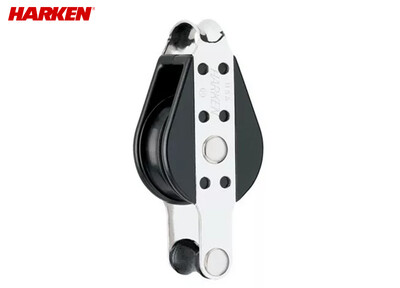 Harken Bullet 29 mm Singolo con Arricavo per Cavo