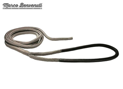 Cima T16 Ø24mm Grigio Steel 16/20mt Gassa Impiombata Cuoio Nero
