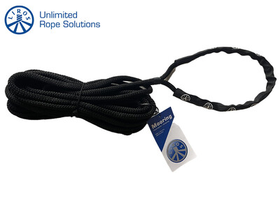 Cima Liros Handy-Elastic Ø12mm Nera 10/15mt Gassa Impiombata  