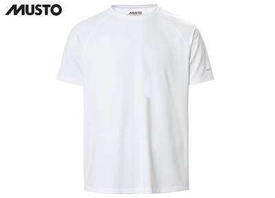 T-Shirt Musto Evo Sunblock 2.0 Bianca