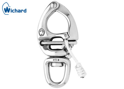 Moschettone Inox Wichard Sgancio Rapido Occhio Girevole 90mm