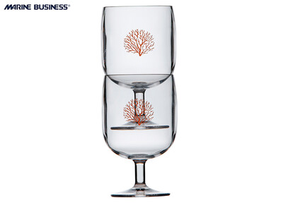 Set Bicchieri Vino MB Coral