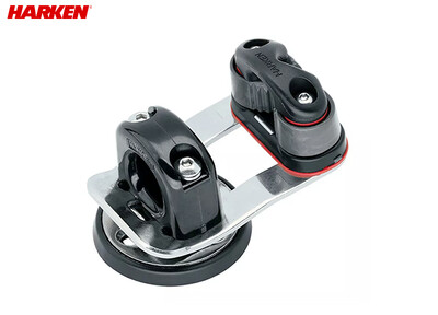 Harken Torretta Girevole con Passascotta e Strozzatore