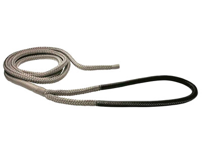 Cima T16 Ø28mm Grigio Steel 16/20mt Gassa Impiombata Cuoio Nero