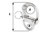 Moschettone Inox Wichard Occhio Fisso 50mm  Image