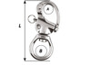 Moschettone Inox Wichard Occhio Grande Girevole 80mm   Image