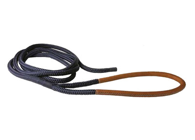 Cima T16 Ø24mm Blu 16/20mt Gassa Impiombata Cuoio Marrone
