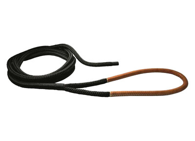 Cima T16 Ø24mm Nera 16/20mt Gassa Impiombata Cuoio Marrone