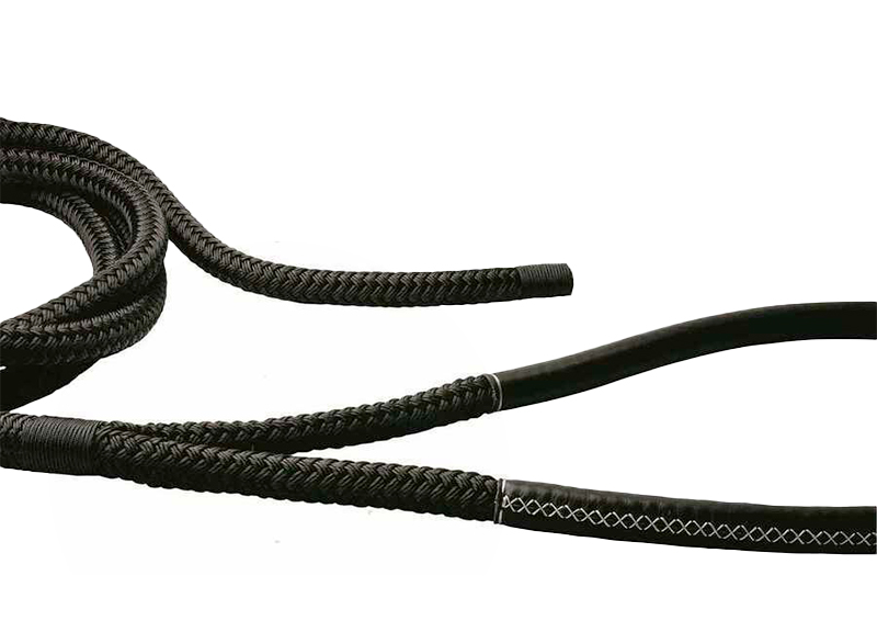 Cima T16 Ø28mm Nera 16/20mt Gassa Impiombata Cuoio Nero Image