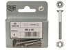 Viti Testa Svasata Brugola M6 con Dado in Blister