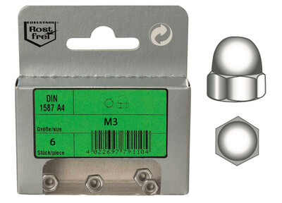 Dadi Metrici Cechi a Calotta in Blister