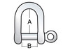 Grillo Inox Dritto Harken (HR) Ø6 mm Image