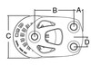 Harken Element 60 mm Rinvio Singolo Image