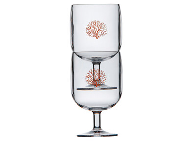 Set Bicchieri Vino MB Coral
