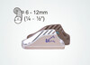 ClamCleat 6-12 mm Hard Alu Image