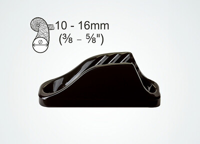 ClamCleat 12-16 mm in Plastica